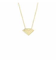 14k Altın Diamond Figürlü Kolye