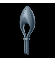 Satisfyer Bullseye Connect Dark Blue App Kontrollü Ayarlanabilir Titreşimli Penis Halkası