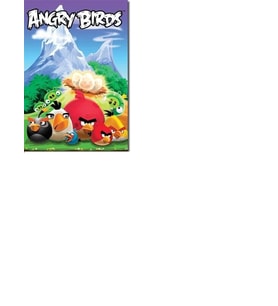 PASTA iÇiN  RESiM BASKISI Angry bird  YENEBİLİR A 4 PASTA BASKISI