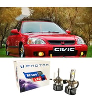 Honda Civic İes Led Xenon Sis Far Ampulü H3 Mono Yeni Seri Beyaz 1996-2004