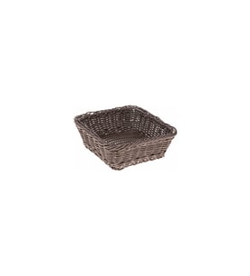 COOKER EKMEK SEPETİ KARE HASIR GÖRÜNÜMLÜ YK1452 3707 (Gri)