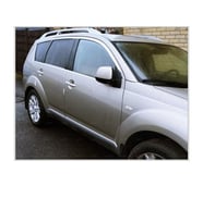 Mitsubishi Outlander Krom Cam Çıtası 6 prç. 2008-2013 P. Çelik