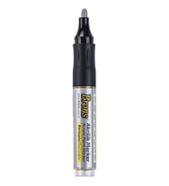 Brons Akrilik Marker 4 mm Yuvarlak Uç Gümüş 