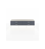 Arges TV Ünitesi 4 Çekmeceli  176x30x51 Antrasit-Aytaşı/Antrasit