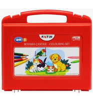 Boyama Seti Fatih Boyama Çantası  Kuru Boya Sulu Boya Pastel Boya Keçeli Kalem Set (Karışık)