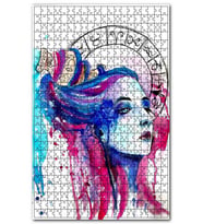 Cakapuzzle Kadın Figüründe Kova Burcu Figürü Puzzle Yapboz MDF (Ahşap) (120 Parça)