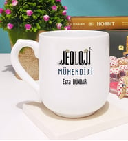 Jeoloji Mühendisi Kupa Bardak Oval