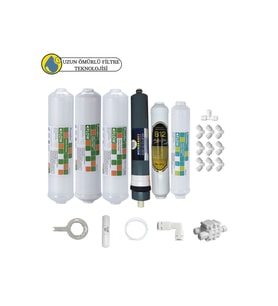 Purefer Kapalı kasa Su arıtma Cihazlarına Sertifikalı 6li Platinium mebran  B12 Alkalili