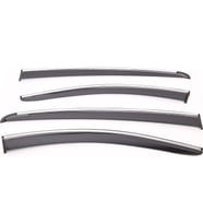 Sunplex VOLKSWAGEN Uyumlu TIGUAN 2016-2021 Arası Chrome Style 4 Lü Set Kromlu Cam Rüzgarlığı Ön Ve Arka Parça