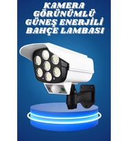 Bahçe Aydınlatması Hareket Sensörlü Led Aydınlatma Kamera Görünümlü