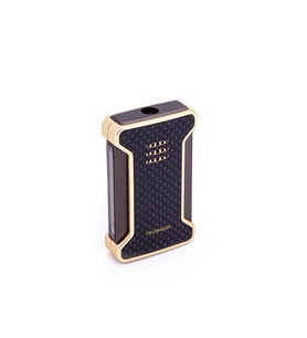 Parmida Tek Torch Pürmüz Karbon Desenli Gold Puro Çakmağı