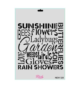 New Seri N-326 Stencil 35X25 Cm