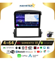 Kia Sorento  2002-2011 Model 4GB + 64GB Android 13 Kablosuz Carplay Navigasyon Multimedya Sistemi