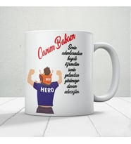 Canım Babam Baskılı Babalar Günü Kupa Bardak Kahve Kupa Bardak-6