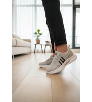 Enoch Erkek Çift Dikey Şeritli Dinamik Tabanlı Günlük Spor Ayakkabı Sneaker