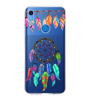 PrintiFy Huawei Y6s ile Uyumlu 1mm Slim Fit Nazar Boncuğu 6 Baskılı Şeffaf  Kılıf