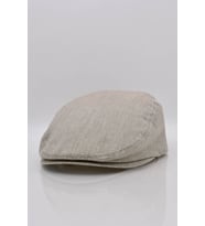 Erkek Bej Kasket Cotton Irish Flat Cap Şapka