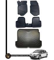 Renault Megane 2 Sedan 3D Havuzlu Oto Paspas Ve Bagaj Havuzu Seti