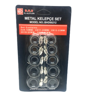 10 PARÇA  METAL HORTUM KELEPÇESİ SET (5343)