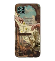 Huawei P40 Lite Uyumlu Baskılı Yumuşak Silikon Şeffaf Telefon Kılıfı