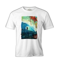 Summer - Surf ve Dalgalar Beyaz Erkek Tshirt