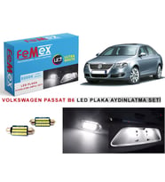 Volkswagen Passat B6 LED Plaka Aydınlatma Ampul Seti FEMEX Parlak Beyaz