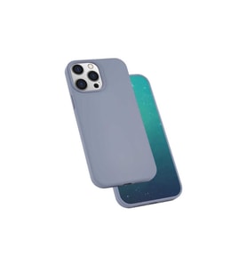 Apple iPhone 13 Pro Max Uyumlu Kılıf Zore Silk Silikon (Lila)