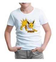 Pokemon Go - Jolteon Beyaz Çocuk Tshirt
