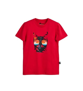 BAD BEAR Manx Kızıl Kırmızı Tişörtü