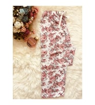 Cepsiz Pamuklu Yazlık Kadın Pijama Altı B11 (Turuncu)