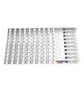 REATEC Sıcaklık Ölçüm Etiketi Isı Ölçer Ölçüm Aralığı 37,8 °c - 77 °c (10adet)
