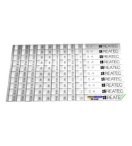 REATEC Sıcaklık Ölçüm Etiketi Isı Ölçer Ölçüm Aralığı 37,8 °c - 77 °c (10adet)