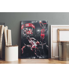 Michael Jordan Kanvas Tablo 40x55cm NBA Poster