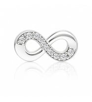 Nur Silver Taş Detay Sonsuzluk Gümüş Charm NUR-BL00144