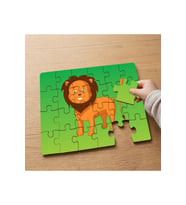 Sevimli Yavru Aslan Tasarımlı 24 Parça Ahşap Çocuk Puzzle MPK0554