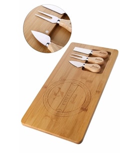 Bambu Lüx Sunumluk Ve Özel Bıçak Seti 38 X 38