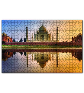 Cakapuzzle  Tac Mahal Görseli  Puzzle Yapboz MDF (Ahşap) (120 Parça)