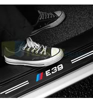 Bmw M Logo E39 Karbon Kapı Eşiği Koruma Araba Etiket Oto Sticker Yapıştırma 4 Parça