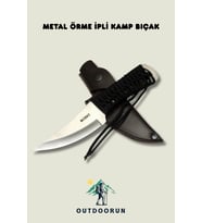 Metal Örme İpli Kamp Bıçak – 22,5