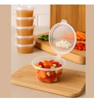 Saklama Kabı Sos 50 Adet 120 ml – 4 oz Kemik Suyu, İlik Suyu, Anne Sütü, Sos ve Püre Dondurucu Uyumlu Buzluk Kabı, Sızdırmaz Kapaklı (BPA İÇERMEZ - KALİTELİ)