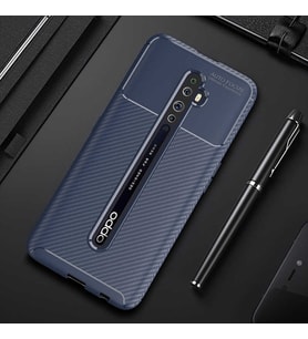 Lexroo Oppo Reno 2 Kılıf Negro Silikon Kılıf - Lacivert
