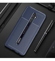 Lexroo Oppo Reno 2 Kılıf Negro Silikon Kılıf - Lacivert