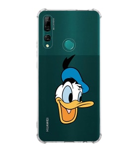 Huawei Y9 Prime 2019  Köşe Korumalı Antişok Kapak Donald Duck Tasarımlı Şeffaf  Kılıf