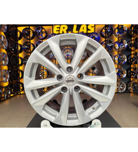 4 Adet NİSSAN ORIJINAL 7*17 5*114.3 ET40 66.1 SILVER JANT REVİZE EDİLMİŞ (Takım)