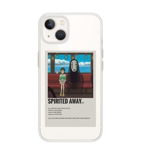 Iphone 14 Plus Uyumlu Spirited Away Poster Tasarımlı Şeffaf Telefon Kılıfı
