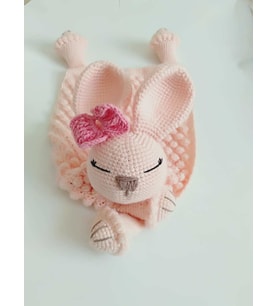 Pembe Düşler Uyku Arkadaşı Amigurumi Organik Oyuncak