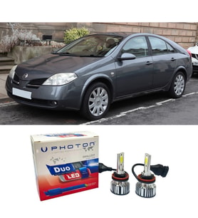 Nissan Primera Led Xenon Uzun Far Ampulü H1 Duo Yeni Seri Beyaz 2000-2003
