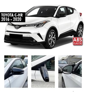 Toyota Chr Yarasa Ayna Kapağı Piano Black Parlak Siyah