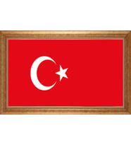 ALTIN ÇERÇEVELİ PASPARTULU TABLO CR1365