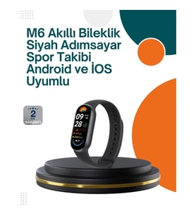 Mey İthalat® iOS ve Android Uyumlu Akıllı Bileklik – Çok Fonksiyonlu Kullanım